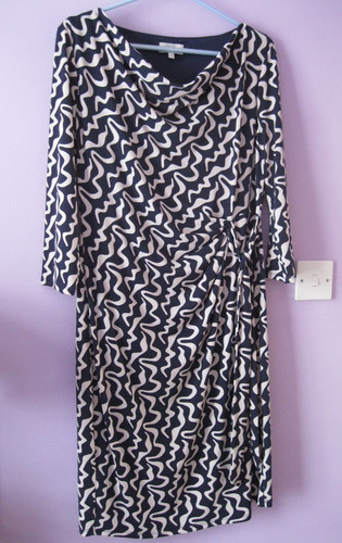 Laura ashley dress navy - ashley,
