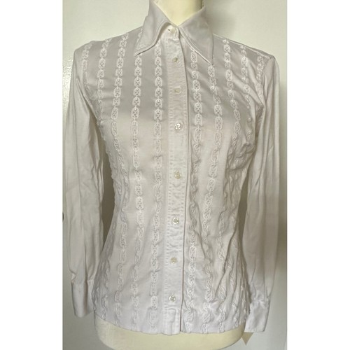 Celine paris vtg white cotton - paris,