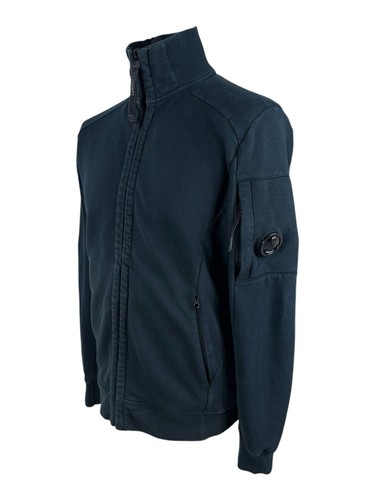 Company jumper zip l - c.p., blue